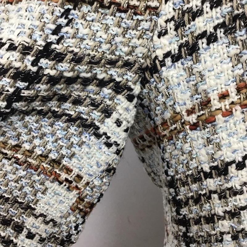 ザラ ZARA ジャケット、上着 ジャケット、ブレザー L チェック マルチカラー / マルチカラー / レディース USED 古着 中古 10110274