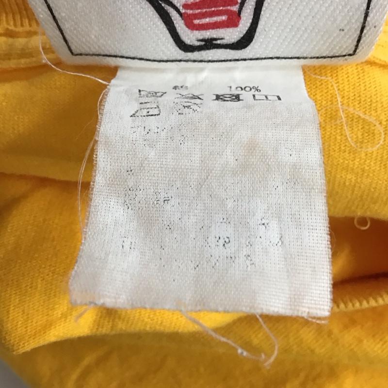 パンクドランカーズ PUNK DRUNKERS カットソー 長袖 長袖カットソー プリントカットソー クルーネック M プリント 黄 / イエロー / メンズ USED 古着 中古 10125103