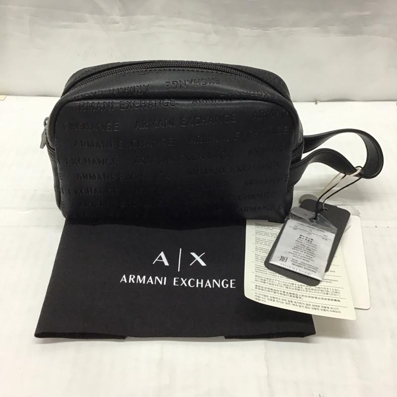 アルマーニエクスチェンジ A/X ARMANIEXCHANGE ポーチ ポーチ 958099 CC348 小物入れ ロゴ、文字 黒 / ブラック / メンズ USED 古着 中古 10115447