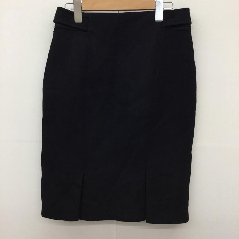 マックスマーラ Max Mara スカート ひざ丈スカート 40 無地 黒 / ブラック / レディース USED 古着 中古 10138285