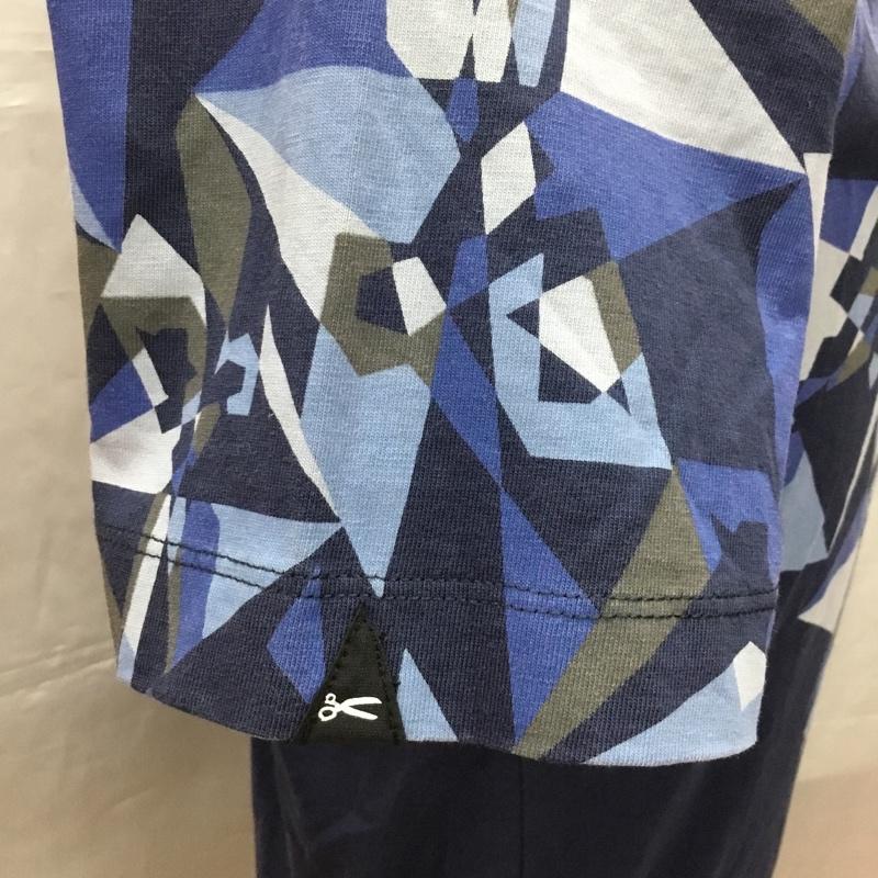 デンハム DENHAM Tシャツ 半袖 半袖カットソー プリントTシャツ クルーネックカットソー XS 総柄 マルチカラー / マルチカラー /  メンズ USED 古着 中古 10108970