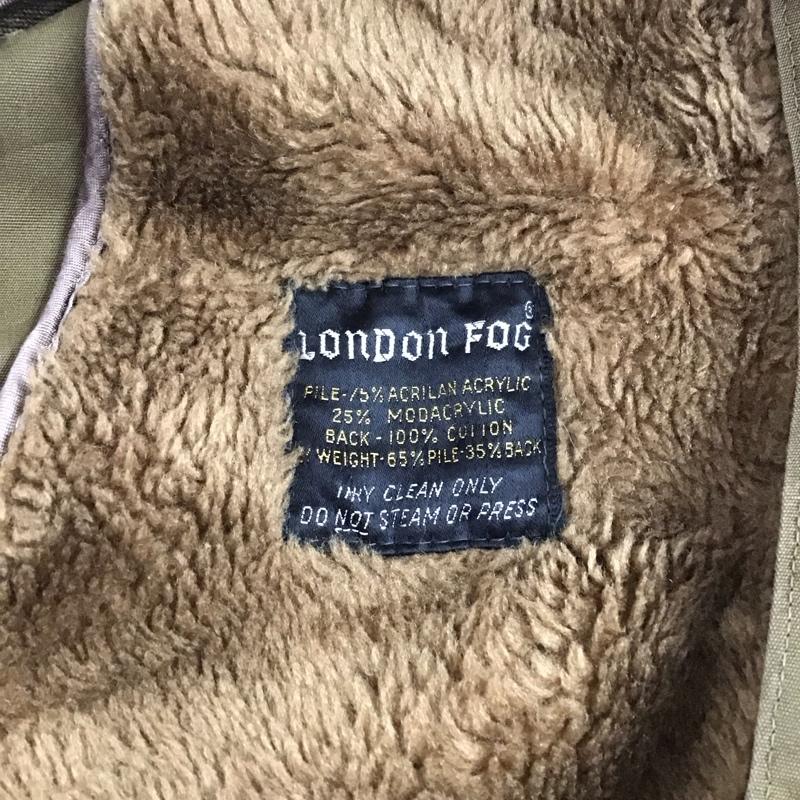 ロンドンフォグ LONDONFOG コート コート一般 ライナー付き ステンカラーコート 40 40 無地 茶 / ブラウン / メンズ USED 古着 中古 10119790