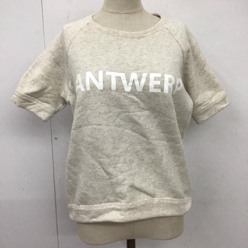 アッパーハイツ upperhights カットソー 半袖 半袖カットソー プリントスウェット クルーネックカットソー 1 ロゴ、文字 灰 / グレー / レディース USED 古着 中古 10122974