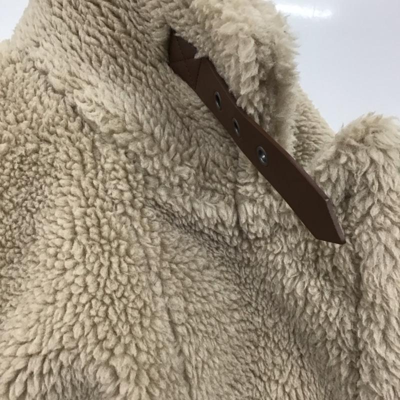 アズールバイマウジー AZUL BY MOUSSY ジャケット、上着 ジャケット、ブレザー 250DAM30-114I BOA B-3 JACKET M 無地 ベージュ / ベージュ / レディース USED 古着 中古 10121100