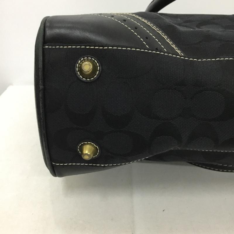 コーチ COACH トートバッグ トートバッグ M0671-10508 ハンドバッグ ロゴ、文字 黒 / ブラック / レディース USED 古着 中古 10137328