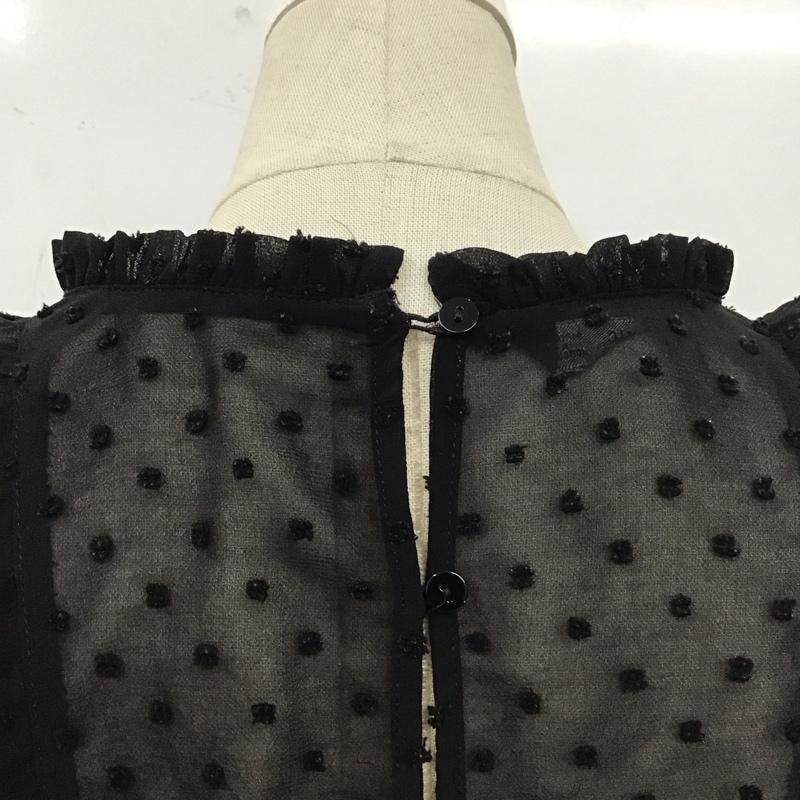 ザラ ZARA シャツ、ブラウス 長袖 S 黒 / ブラック / レディース USED 古着 中古 10110346