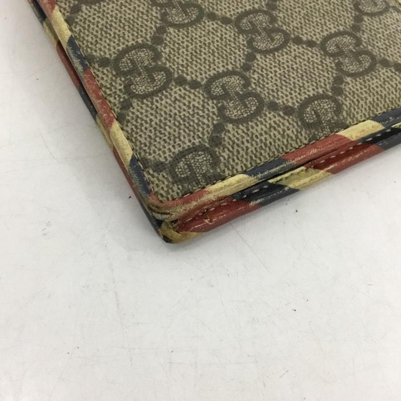 グッチ GUCCI 財布 二つ折り クーリエ GG 総柄 マルチカラー / マルチカラー / メンズ USED 古着 中古 10146051