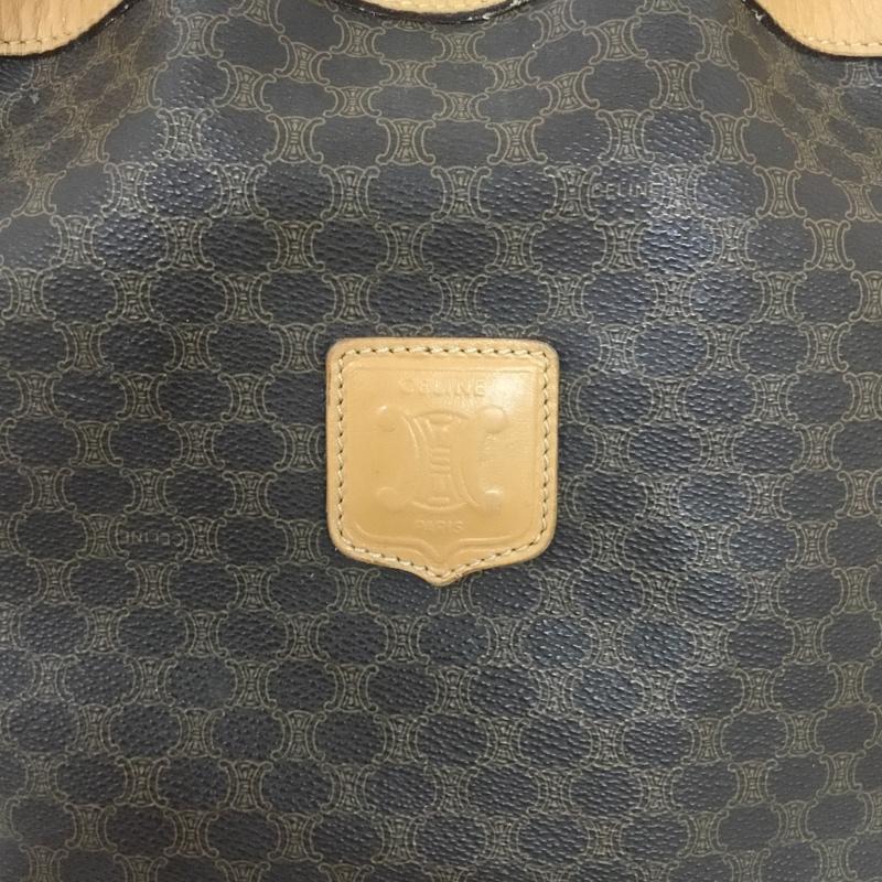 セリーヌ CELINE トートバッグ トートバッグ OLD マカダム 肩掛け 巾着型 総柄 茶 / ブラウン / レディース USED 古着 中古 10139103