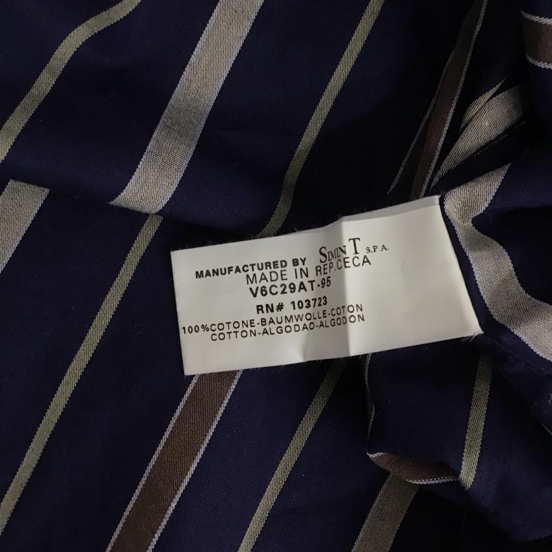 アルマーニジーンズ ARMANI JEANS シャツ、ブラウス 長袖 長袖シャツ カラーシャツ 長袖カットソー ストライプシャツ L ストライプ マルチカラー / マルチカラー / メンズ USED 古着 中古 10123777