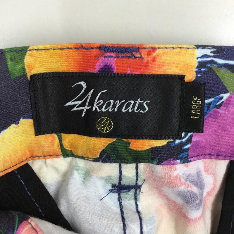 24カラッツ 24karats パンツ ショートパンツ ショートパンツ ハーフパンツ カジュアルパンツ プリント L 総柄 マルチカラー / マルチカラー / メンズ USED 古着 中古 10108729