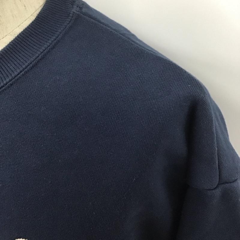 エクストララージ XLARGE トレーナー 長袖 Champion S 無地 紺 / ネイビー / メンズ USED 古着 中古 10107909