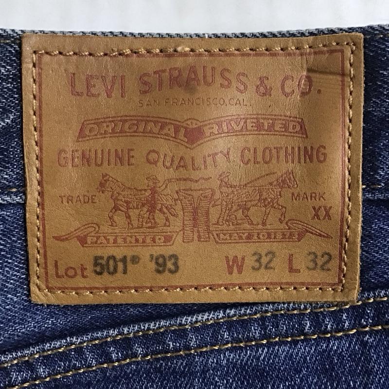 リーバイストラウスアンドコー Levi Strauss & co. パンツ デニム、ジーンズ デニムパンツ ストレートパンツ ワイドパンツ カジュアルパンツ 32インチ 無地 インディゴ / インディゴ /  メンズ USED 古着 中古 10124723