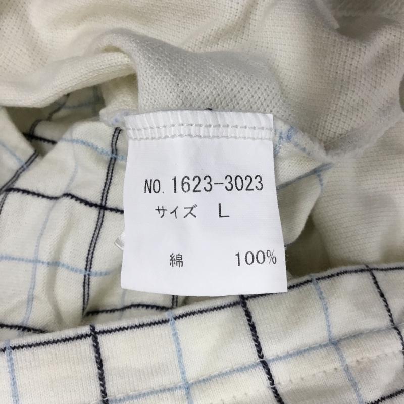 チャップスラルフローレン CHAPSRALPHLAUREN ポロシャツ 半袖 L オフホワイト / オフホワイト / メンズ USED 古着 中古 10110618