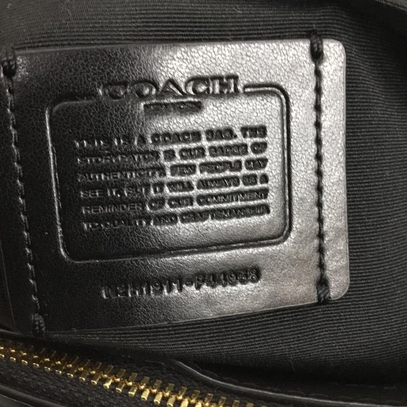 コーチ COACH ハンドバッグ ハンドバッグ F44958 サリー キャリーオール ショルダー 2WAY ロゴ、文字 黒 / ブラック / レディース USED 古着 中古 10130789