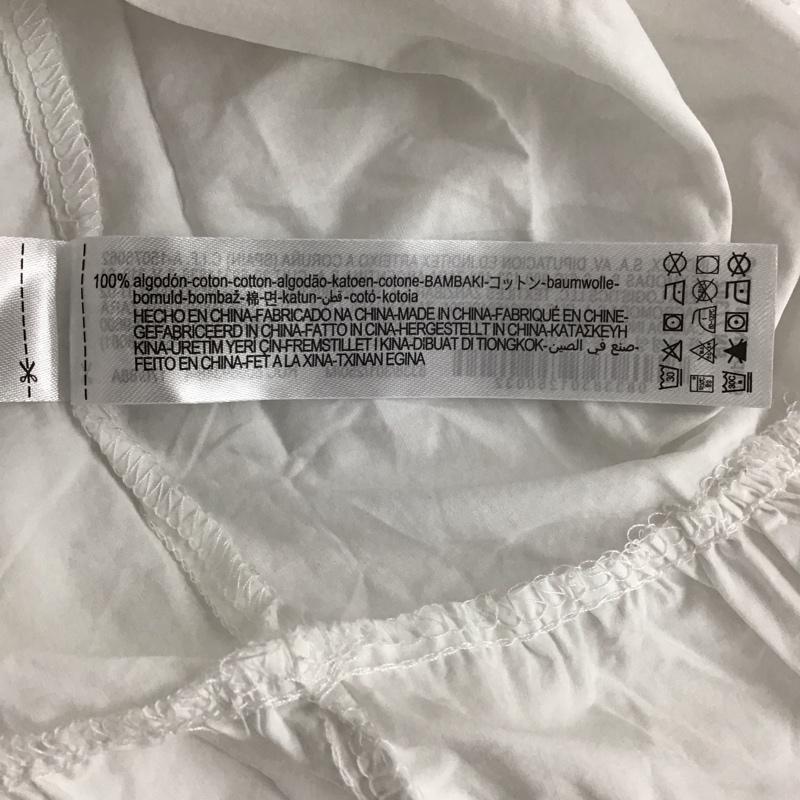 ザラ ZARA ワンピース ロングスカート M 無地 白 / ホワイト / レディース USED 古着 中古 10131482