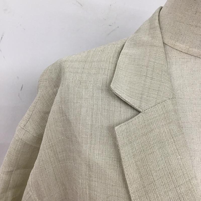 フリークスストア FREAK S STORE セットアップ セットアップ 222-3422 半袖ジャケット ストレートパンツ セットアップ 2点セット XS 無地 ベージュ / ベージュ / レディース USED 古着 中古 10109966