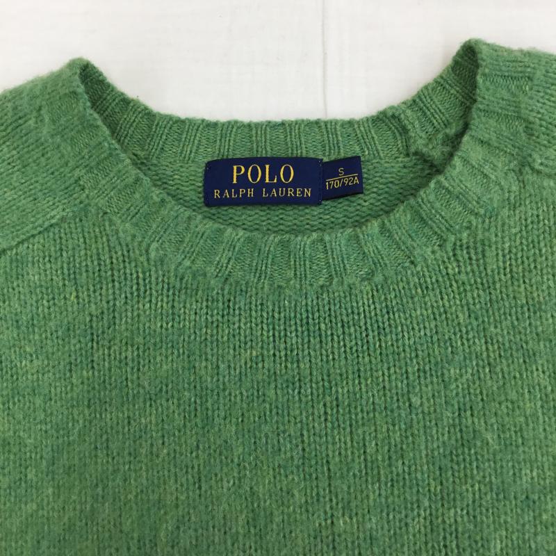 ポロラルフローレン POLO RALPH LAUREN ニット、セーター 長袖 S 無地 緑 / グリーン / メンズ USED 古着 中古 10138469