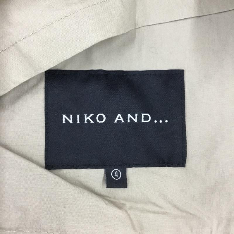 ニコアンド niko and... ベスト ベスト ジップアップベスト ノースリーブカットソー 4 無地 ベージュ / ベージュ / メンズ USED 古着 中古 10122394