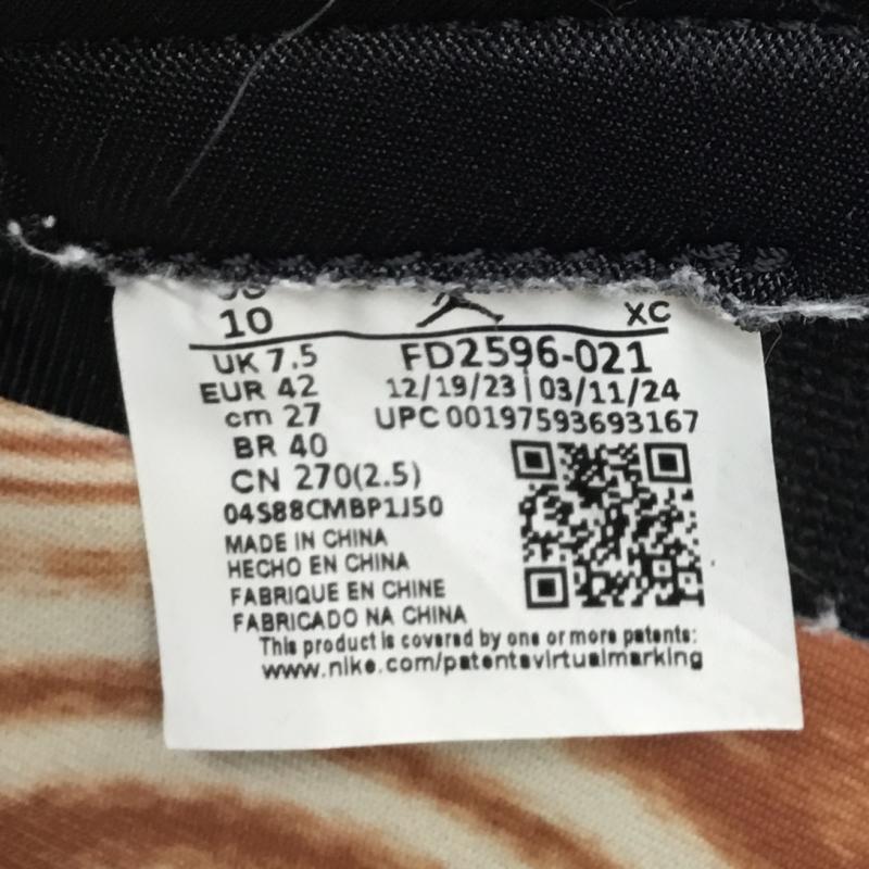 ナイキ NIKE スニーカー スニーカー FD2596-021 ナイキ ウィメンズ エアジョーダン1 レトロ ハイ OG ラテ 27.0cm ロゴ、文字 白 / ホワイト / X 黒 / ブラック / X ベージュ / ベージュ / メンズ USED 古着 中古 10120978