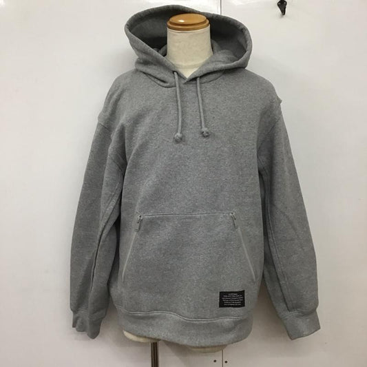 ジーユー GU パーカー 長袖 341-352696 アンダーカバー ヘビーウェイトスウェットパーカー プルオーバースウェット XL 無地 灰 / グレー /  メンズ USED 古着 中古 10124599