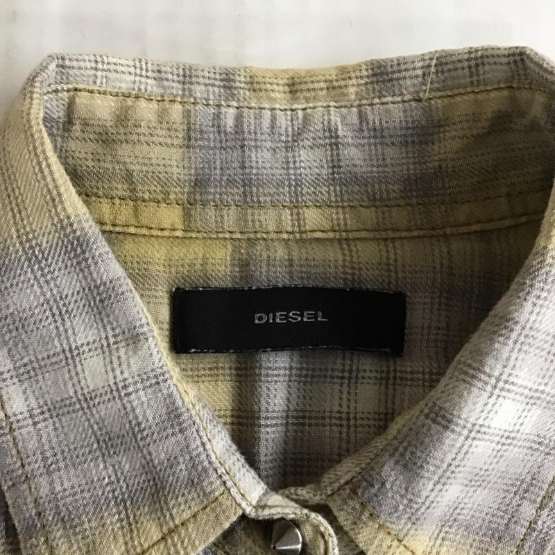 ディーゼル DIESEL シャツ、ブラウス 長袖 長袖シャツ カラーシャツ ポケットシャツ 長袖カットソー チェックシャツ XXS チェック マルチカラー / マルチカラー / レディース USED 古着 中古 10115733