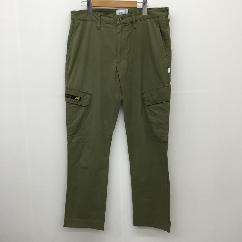 ダブルタップス WTAPS パンツ ワークパンツ、ペインターパンツ 202WVDT-PTM02 ジャングル スキニー トラウザーズ L ロゴ、文字 X ワンポイント カーキ / カーキ /  メンズ USED 古着 中古 10124455