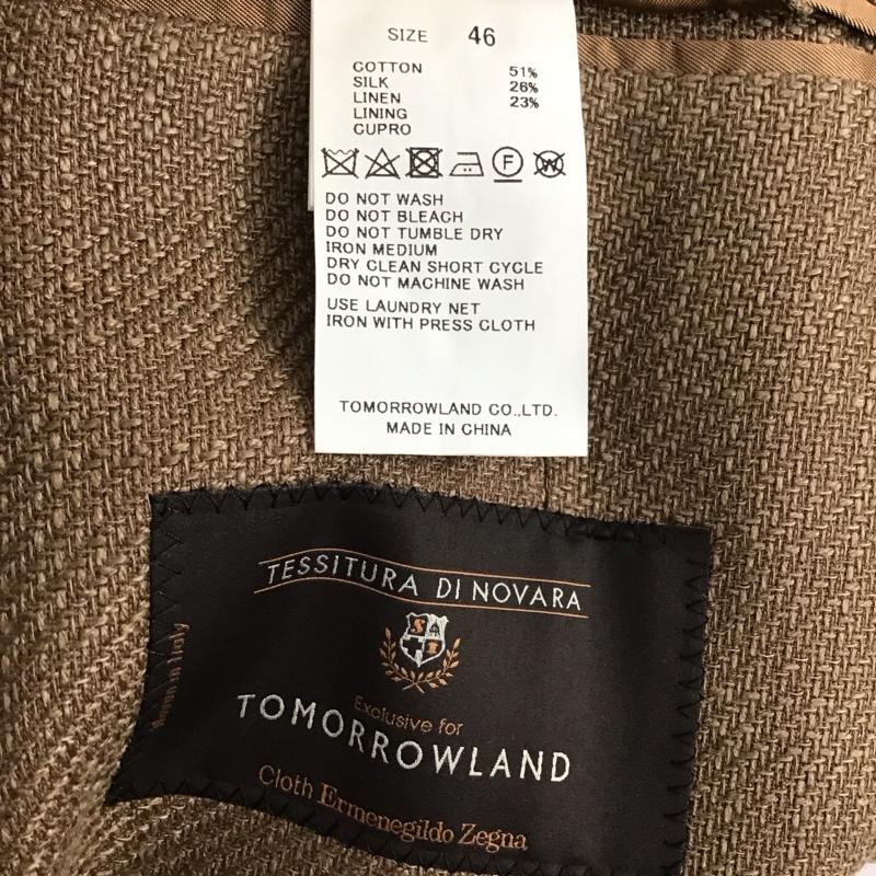 トゥモローランド TOMORROWLAND ジャケット、上着 ジャケット、ブレザー 46 無地 ベージュ / ベージュ / メンズ USED 古着 中古 10117145