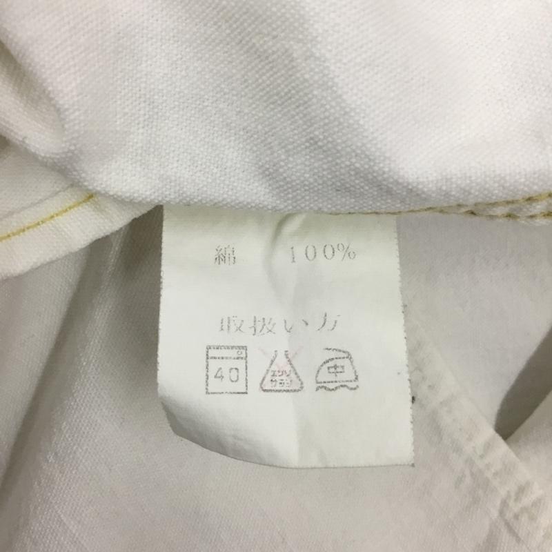 ジェラード JELADO シャツ、ブラウス 長袖 L 無地 白 / ホワイト / メンズ USED 古着 中古 10114796