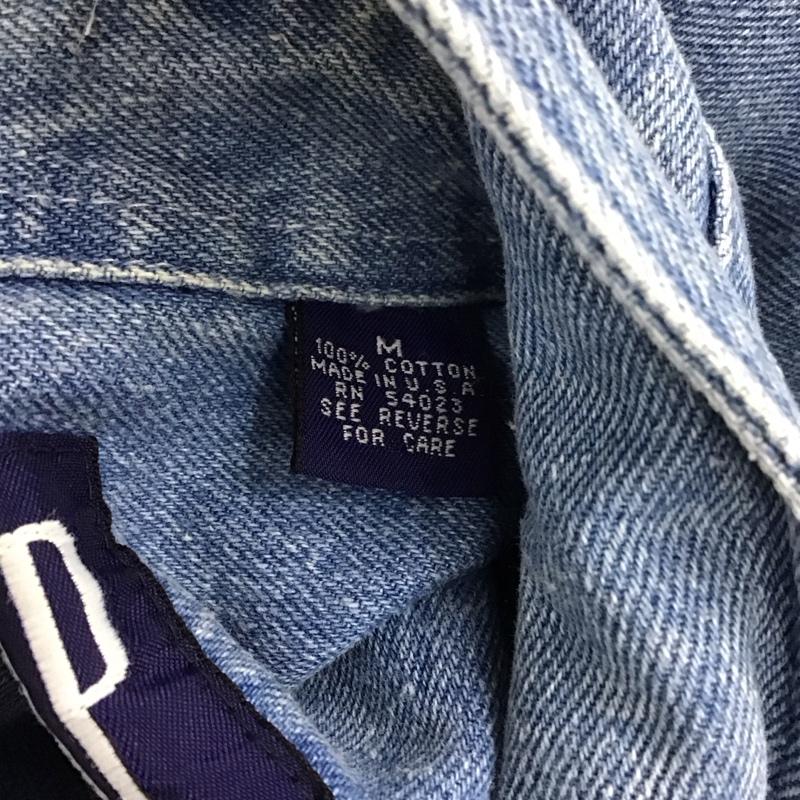 ギャップ GAP シャツ、ブラウス 長袖 OLD GAP デニムシャツ ボタンダウン 90年代 M 無地 青 / ブルー / メンズ USED 古着 中古 10107644