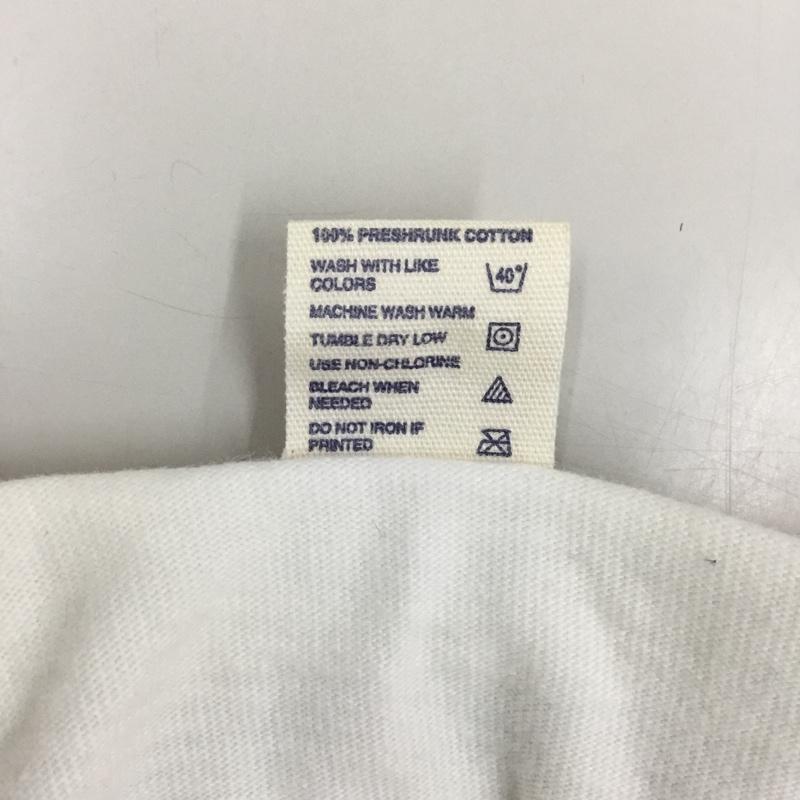 フラットヘッド The Flat Head カットソー 長袖 長袖カットソー クルーネックカットソー ロングスリーブカットソー プリントTシャツ 40 プリント 白 / ホワイト / メンズ USED 古着 中古 10122382