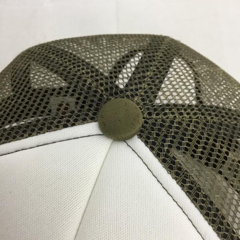 アベイシングエイプ A BATHING APE 帽子 キャップ BAPE STA MESH CAP メッシュキャップ ロゴ、文字 白 / ホワイト / X 緑 / グリーン / メンズ USED 古着 中古 10142183