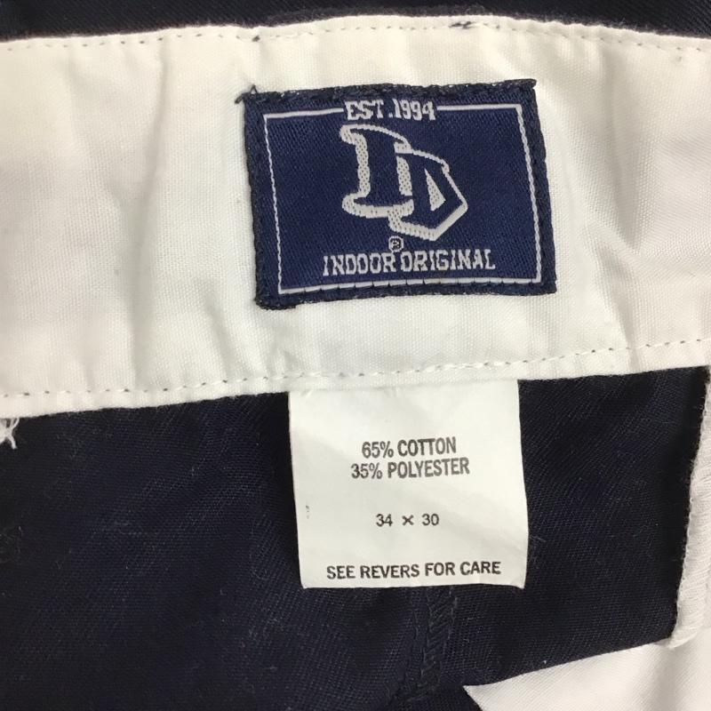 古着 USED パンツ チノパン チノパン ワイドパンツ カジュアルパンツ INDOORORIGINAL 34 無地 紺 / ネイビー /  メンズ USED 古着 中古 10126260