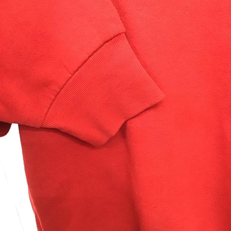 古着 USED トレーナー 長袖 長袖トレーナー スウェット クルーネック リブスウェットカットソー 古着 XL ロゴ、文字 赤 / レッド / レディース USED 古着 中古 10124230