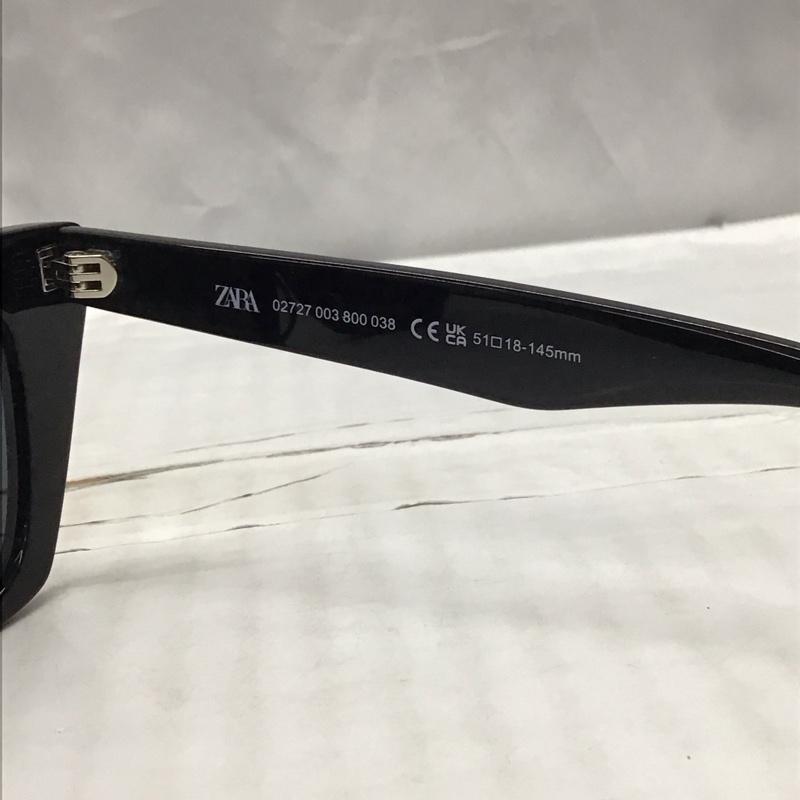 ザラ ZARA めがね・サングラス サングラス 003 800 038 51 18-145 無地 黒 / ブラック / レディース USED 古着 中古 10121813