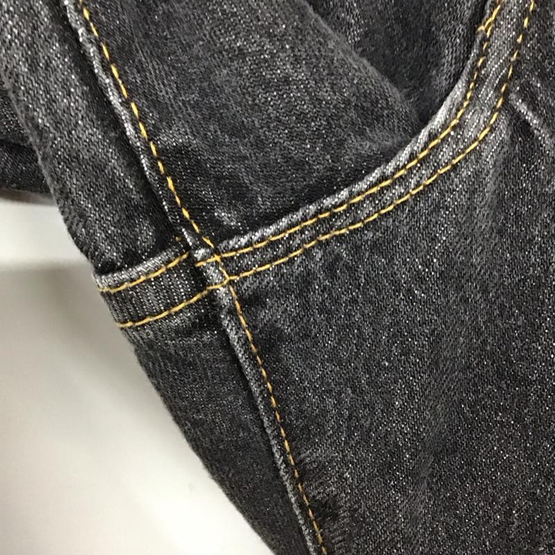 クーティープロダクションズ COOTIE PRODUCTIONS パンツ デニム、ジーンズ ワイド バギージーンズ デニムパンツ XL 無地 黒 / ブラック /  メンズ USED 古着 中古 10121299