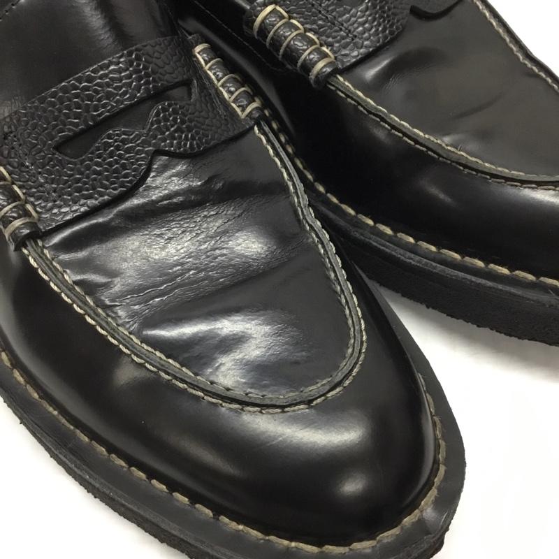 ポールスミス Paul Smith ローファー ローファー レザー 箱有 41 無地 黒 / ブラック / メンズ USED 古着 中古 10121002