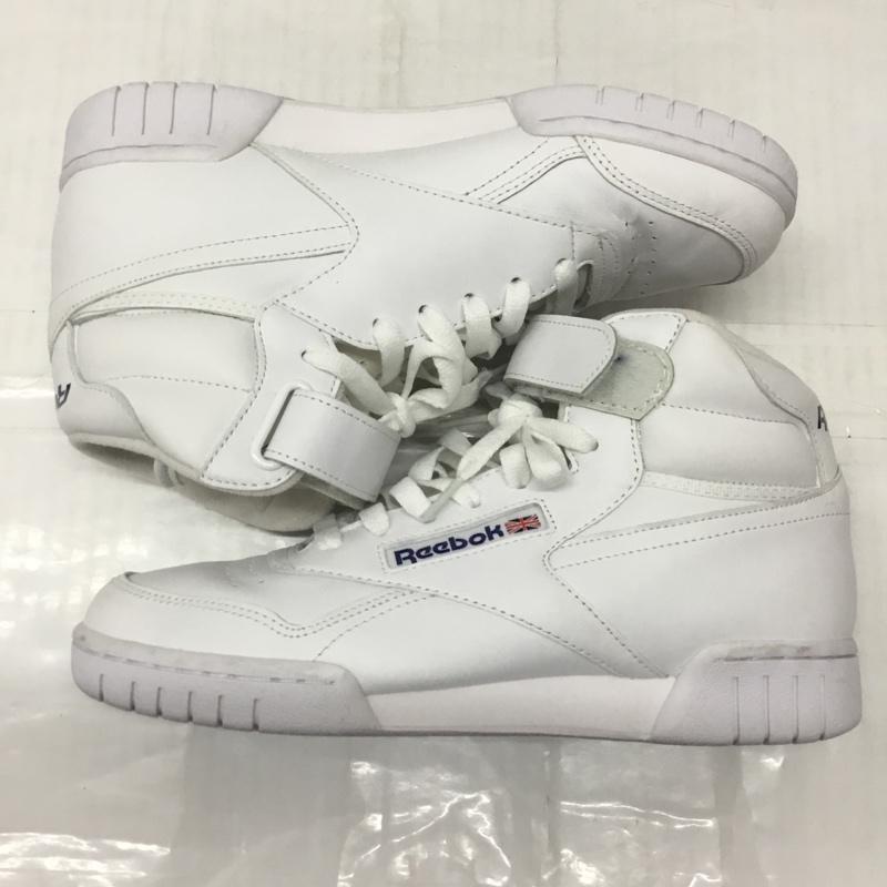 リーボック Reebok スニーカー スニーカー 3477 EX-O-FIT HI 24.5cm 24.5cm ロゴ、文字 白 / ホワイト / レディース USED 古着 中古 10121482