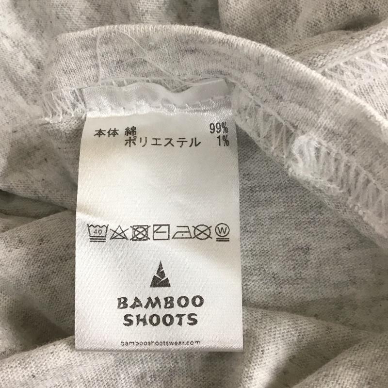 バンブーシュート BAMBOO SHOOTS Tシャツ 半袖 半袖カットソー プリントTシャツ クルーネックカットソー XL プリント 青 / ブルー / メンズ USED 古着 中古 10114685