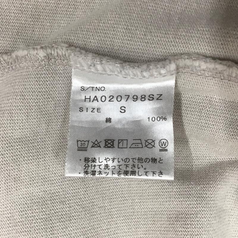 ハレ HARE Tシャツ 半袖 半袖カットソー プリントTシャツ クルーネックカットソー S ロゴ、文字 ベージュ / ベージュ /  メンズ USED 古着 中古 10113224