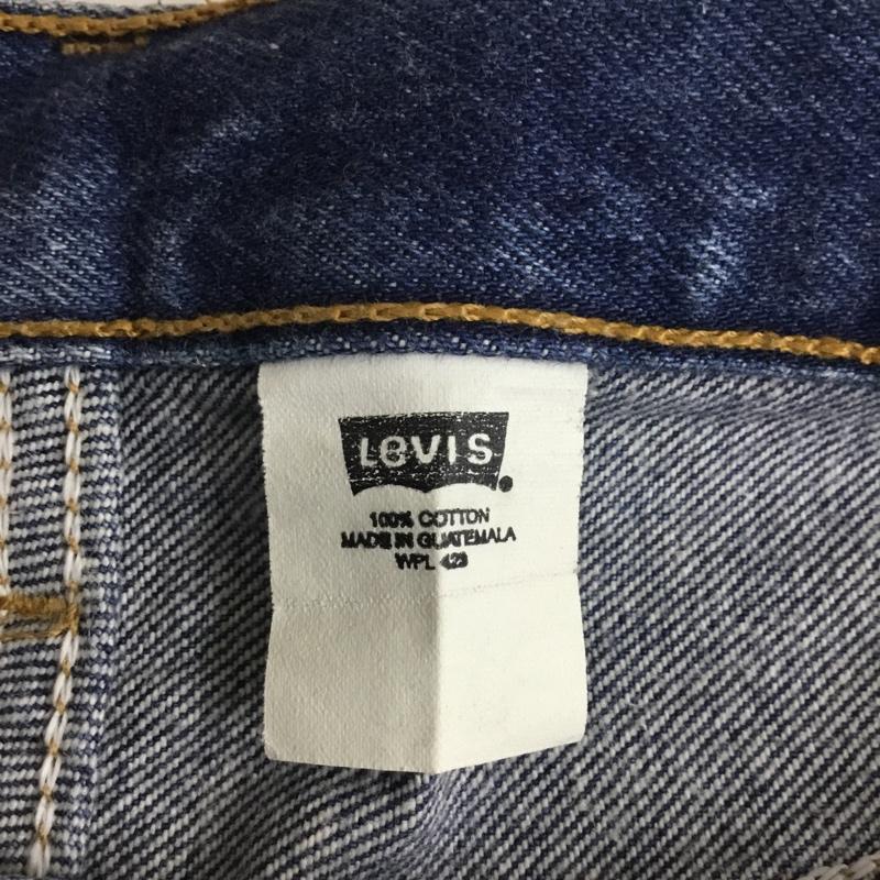 リーバイストラウスアンドコー Levi Strauss & co. パンツ デニム、ジーンズ デニムパンツ ストレートパンツ ワイドパンツ カジュアルパンツ 33インチ 無地 インディゴ / インディゴ / メンズ USED 古着 中古 10115640