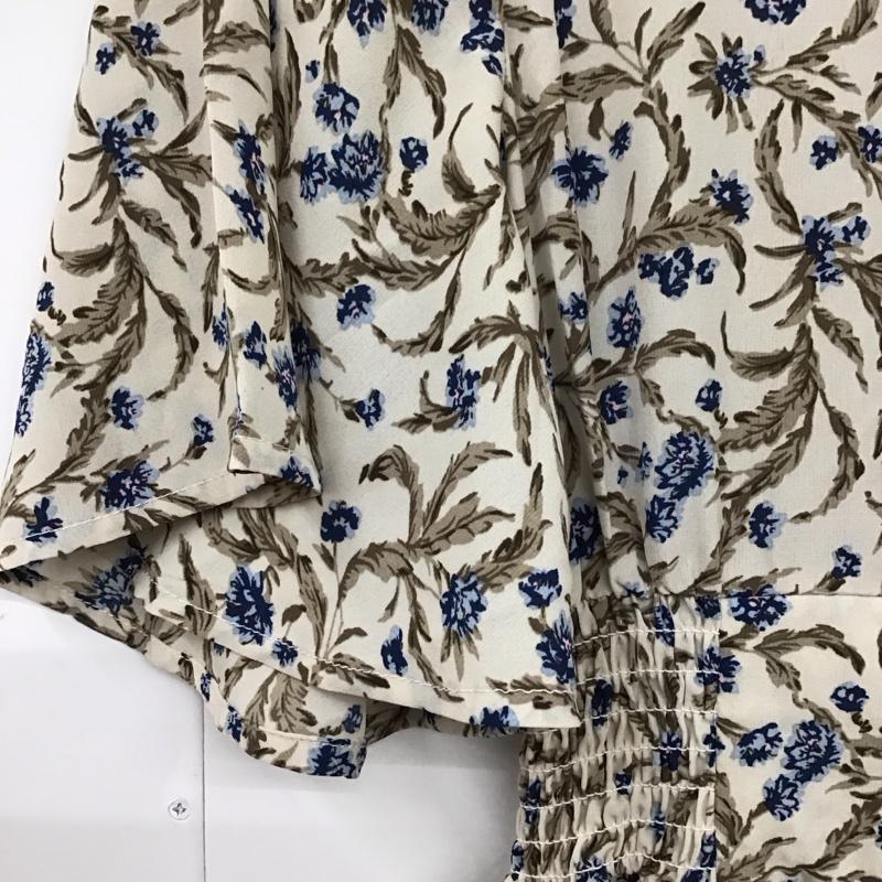 チャオパニック CIAOPANIC ワンピース ロングスカート 半袖 Vネック FREE 花柄 マルチカラー / マルチカラー / レディース USED 古着 中古 10130435