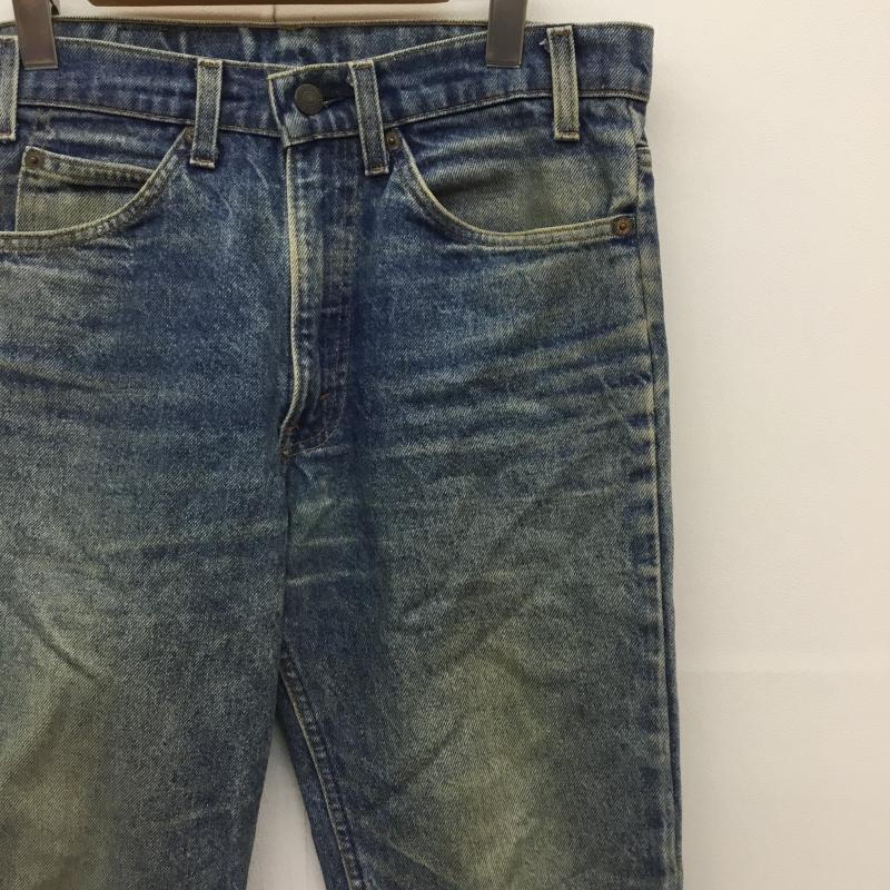 リーバイス Levi s パンツ デニム、ジーンズ 32インチ 無地 青 / ブルー /  メンズ USED 古着 中古 10125238