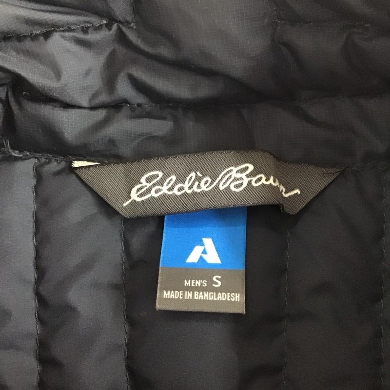 エディーバウアー Eddie Bauer ベスト ベスト ジップアップベスト ダウンベスト ノースリーブカットソー S ロゴ、文字 赤 / レッド / X 紺 / ネイビー / メンズ USED 古着 中古 10110415