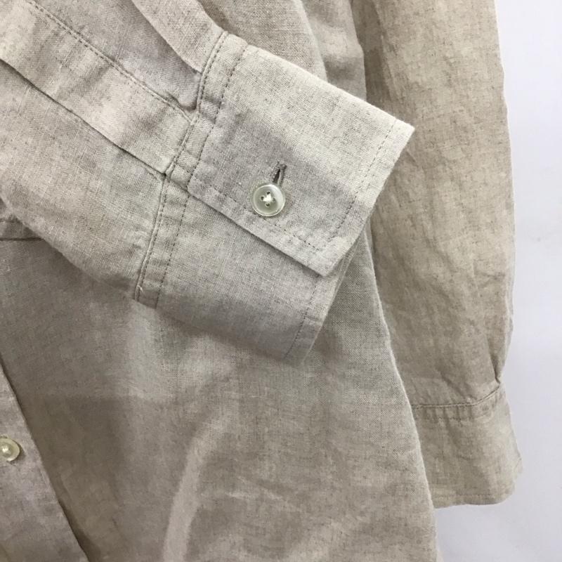 フリークスストア FREAK S STORE シャツ、ブラウス 長袖 201-3007 リネンシャツ FREE 無地 ベージュ / ベージュ / レディース USED 古着 中古 10116318