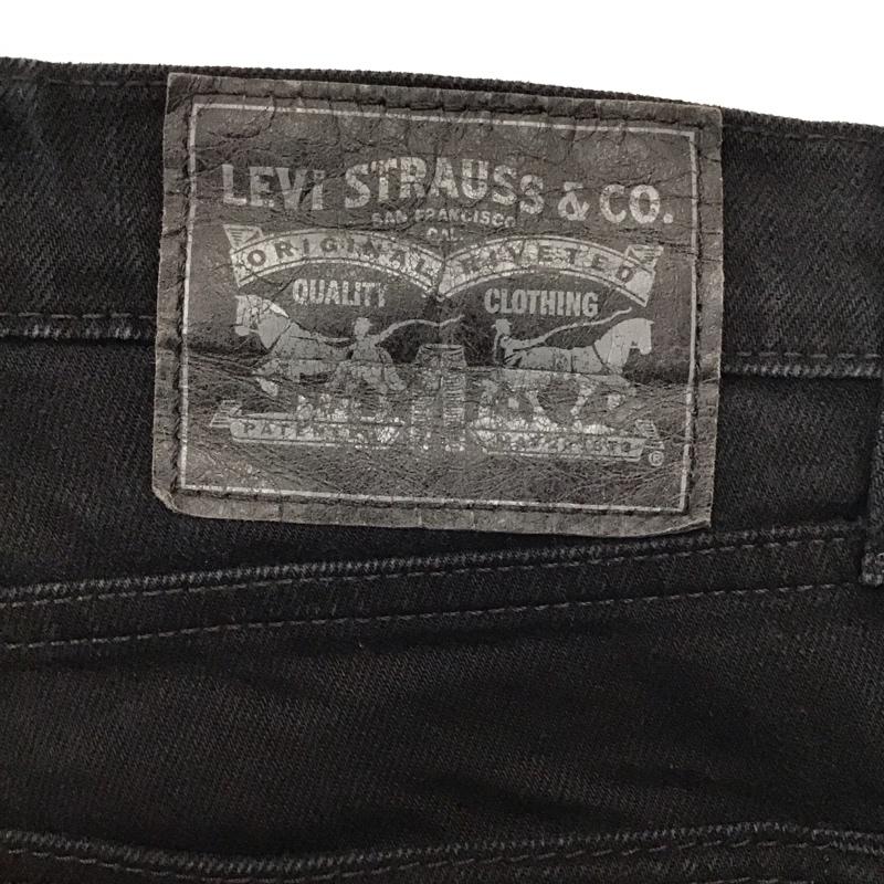リーバイストラウスアンドコー Levi Strauss & co. パンツ デニム、ジーンズ デニムパンツ スリムパンツ ストレッチパンツ ジーンズ 32インチ 無地 黒 / ブラック /  メンズ USED 古着 中古 10123138
