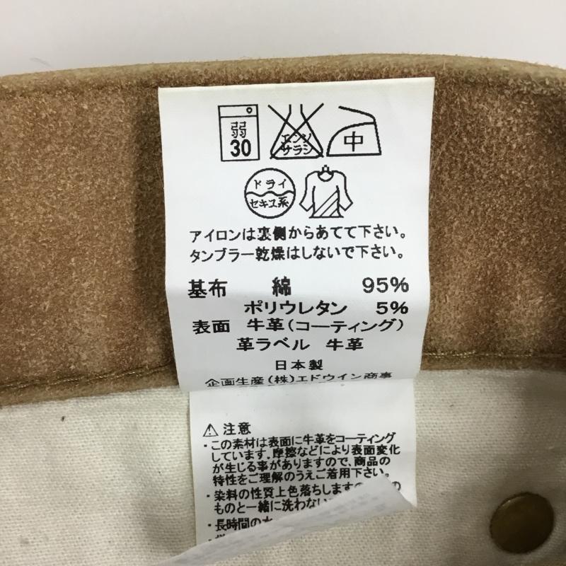 リー Lee パンツ デニム、ジーンズ カジュアルパンツ スリムパンツ ストレートパンツ ストレッチパンツ 30インチ ロゴ、文字 ベージュ / ベージュ / メンズ USED 古着 中古 10119405