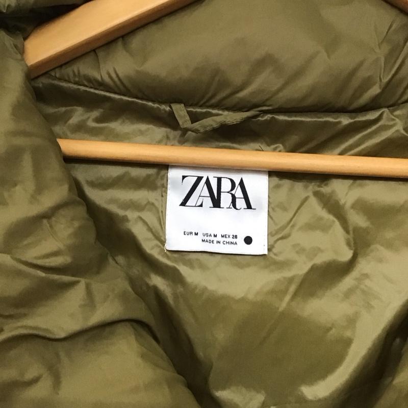 ザラ ZARA コート コート一般 4369 254 515 スタンドネック キルティング M 無地 カーキ / カーキ / レディース USED 古着 中古 10138921
