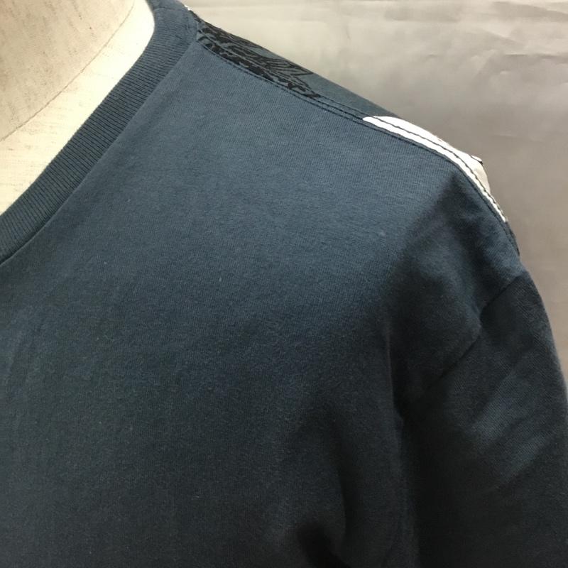デザインティーシャツストアグラニフ Designtshirtsstoregraniph Tシャツ 半袖 半袖カットソー プリントTシャツ クルーネックカットソー S プリント 紺 / ネイビー /  メンズ USED 古着 中古 10113285