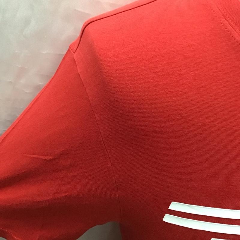 エンポリオアルマーニ EMPORIO ARMANI Tシャツ 半袖 EA7 クルーネック S ロゴ、文字 赤 / レッド / レディース USED 古着 中古 10118028