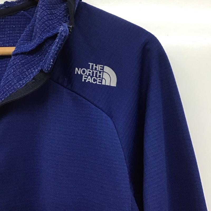 ザノースフェイス THE NORTH FACE パーカー 長袖 nt61878 マウンテンパーカー ジップアップパーカー アウター L ロゴ、文字 青 / ブルー / メンズ USED 古着 中古 10132391